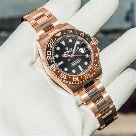 rolex rosegold gmt